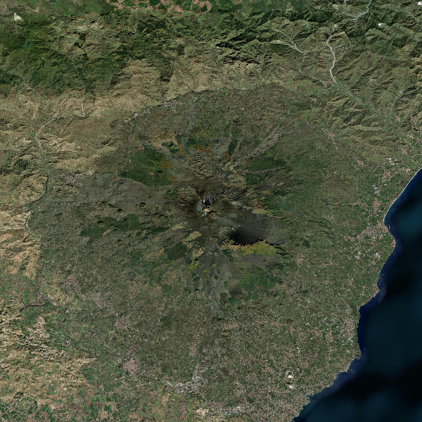 Etna 3D Model